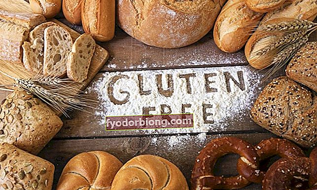 Glutenfri mad, der skal inkluderes i kosten (fuld liste)